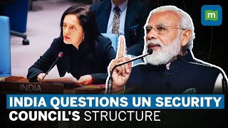 India Raises Issue Of Permanent Membership At UNSC  Five Members More Equal Than Others [upl. by Bubalo]