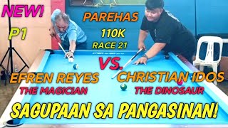 NEW 2024 P1 SAGUPAAN SA PANGASINAN EFREN REYES VS CHRISTIAN quotYVONquot IDOS quotDINOSAURquot PAREHAS 110K R21 [upl. by Elvah]