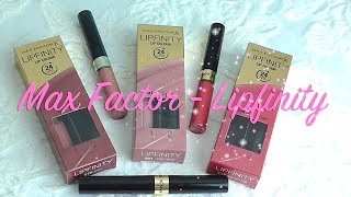 Review 11 Lipfinity Lippenfarbe  Kusstest deutsch HD [upl. by Nohsauq]