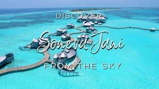 SONEVA JANI MALDIVES FROM THE SKY 🏝 Stunning Drone Shots of Soneva Jani Luxury Resort 4K 2023 [upl. by Burgess177]