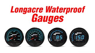 Waterproof amp LED Gauges from Longacre Racing Products The next generation in instrumentation [upl. by Anabel282]