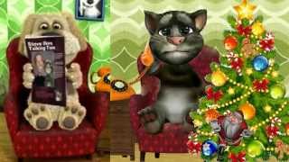 Talking Tom and Ben News this looks funny We wish you a Merry Christmas [upl. by Neerihs]