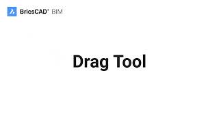 How to use BIMDrag in BricsCAD BIM [upl. by Erreip453]