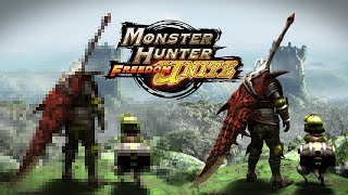 Monster Hunter Freedom 2  Unite  Cinématiques HD Upscale par IA [upl. by Ahsik196]