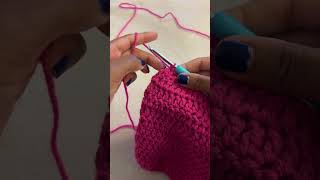 Crochet Cat Beanie Tutorial Pt4 aestheticcrochet crochet crochetbeanie diy [upl. by Maccarthy]