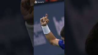 Alcaraz amp Tsitsipas DOUBLE Tweener Point 😱 [upl. by Sjoberg]