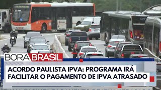 Governo de SP anuncia programa que facilita pagamento de IPVA atrasado [upl. by Nosretep]