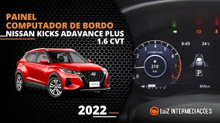 Painel  Computador de Bordo  NISSAN KICKS ADVANCE PLUS 16 CVT 2022 [upl. by Ashien]