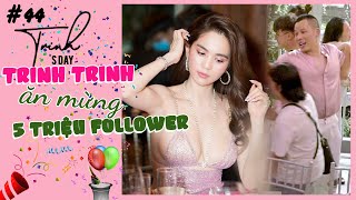 Ngọc Trinh  My Day44 Trinh Trinh treo thưởng 1500 USD trong tiệc mừng 5 triệu follow Instagram [upl. by Naillig]