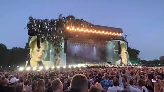 Adele  Live at Bst Hyde Park 2022  London [upl. by Lleirbag]