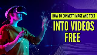 Turn TEXT Into VIDEO With AI FREE [upl. by Armstrong]