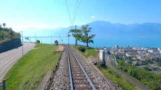 ★ 4K 🇨🇭 Zweisimmen  Montreux cab ride Switzerland 092023 Führerstandsmitfahrt Goldenpass [upl. by Mitzie750]