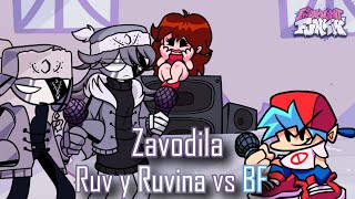 Zavodila pero es Ruv y Ruvina vs BoyFriend  Friday Night Funkin [upl. by Shelton]