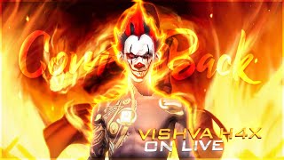 VishvaX On Live  Free Fire  vishvax [upl. by Thadeus]