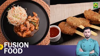 Chicken Lollies amp Chicken Chili with Fried Rice  Fusion Food  Chef Saad  27 Sept  MasalaTV [upl. by Mccandless]