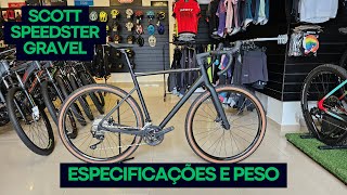 Scott Speedster 30 Gravel  Configuração e peso [upl. by Ingra]