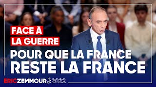 Eric Zemmour  La France face à la guerre sur TF1 [upl. by Alleda717]