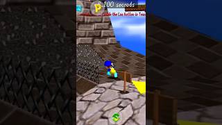 Whomps Fortress Flood Clip 22 Seconds sm64 sm64excoop mario gameplay shorts gaming mario64 [upl. by Ardnat614]