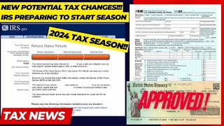 2024 IRS TAX REFUND UPDATE  UPDATED TAX CHANGES Refund Delays Amended Returns ID Verification [upl. by Bernice]