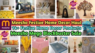 Meesho Festive Home Decor Haul  14 Festive Home Decor Products  Meesho Mega Blockbuster Sale [upl. by Llekcir438]