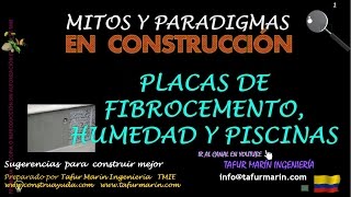 Placas de fibrocemento humedad y piscinas [upl. by Eerized62]