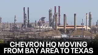 Chevron relocates headquarters from San Ramon to Houston  KTVU [upl. by Eiramalegna]