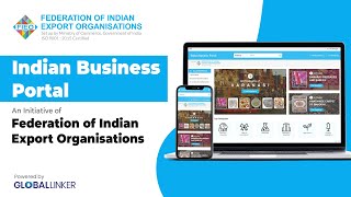 Introduction to Indian Business Portal an initiative by FIEO to promote Indian Export [upl. by Engelhart754]