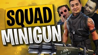 LA SQUAD quotMINIGUNquot ft Zerator Mickalow Gius ► FORTNITE [upl. by Hunger744]