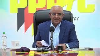 Press Conference by the General Secretary of the PPP Party Dr Bharrat Jagdeo August 22 2024 [upl. by Sihon]