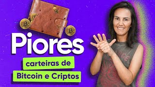 3 carteiras de bitcoin e criptos que a gente NÃO indica Você está usando uma delas 👀 [upl. by Annawot762]