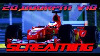 FERRARI F2004 ASMR 20000 RPM V10  Asseto Corsa [upl. by Nerfe990]