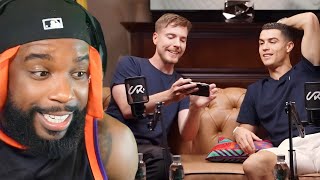 CashNasty Reacts To MrBeast and Ronaldo Break The Internet [upl. by Gael]