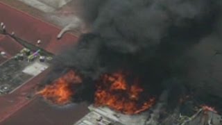 4 firefighters killed in Houston fire [upl. by Myra]