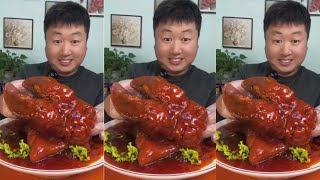 Mukbang Yang Zai Food  Eat Braised Beef Hoof Braised Beef Leg Meat Tender [upl. by Leda]