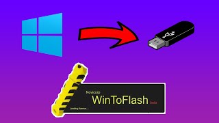 How to create a bootable Windows USB NoviCorp WinToFlash [upl. by Manas]