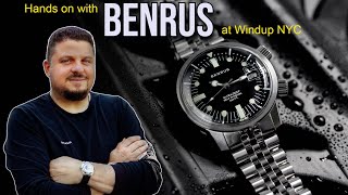 Hands on with BENRUS  Full Line of Watches  Ultradeep Sea Lord Orbit Robot Type I amp II  more [upl. by Assile]