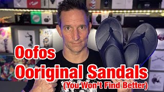 Oofos Ooriginal Flip FlopsSandals Review  More Comfortable Than Anything vs Crocs Mellow Olukai [upl. by Balf]