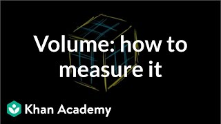 Volume how to measure it  Measurement  PreAlgebra  Khan Academy [upl. by Tsyhtema965]