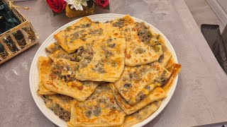 Stuffed Msemenrghaif with only vegetables مسمنرغيف محشي بالخضار فقط [upl. by Bazar779]