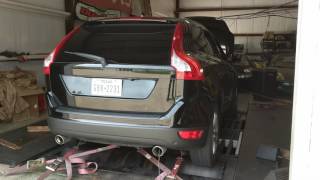 2010 Volvo XC60 T6 AWD Dyno Run Stage 1 Rear View [upl. by Gluck]