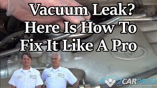 How to Find a Vacuum Leak in about a minute [upl. by Dame835]