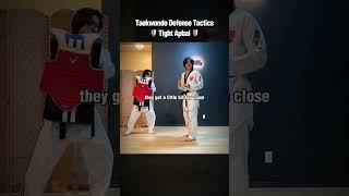 Taekwondo Defence Tactics  Tight Apbal [upl. by Ahseid]