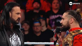 Seth Rollins and Drew McIntyre go at it on RAW 🎤 🔥 WWE RAW December 18 2023 [upl. by Landbert]