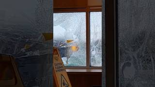 Costa Coffee House Window smashed in by migrants overnight [upl. by Finegan]