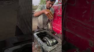 Gearbox Oil change 🔧 mechanic mh juber inamdar [upl. by Farman]