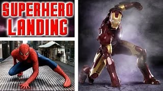 How To Do The SUPER HERO LANDING [upl. by Ika815]