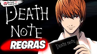 TODAS AS 46 REGRAS DO DEATH NOTE EXPLICADAS  Anime No Kokoro [upl. by Nimsaj]