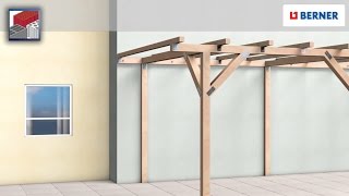 Ancoraggio di una pergola in legno [upl. by Yrahca137]