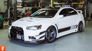 Building a 2013 Mitsubishi Lancer Evolution X GSR in 16 Minutes [upl. by Lebiralc]