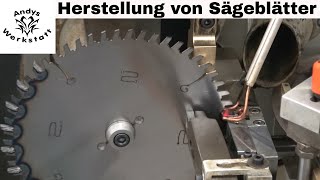 Wie geht das Herstellung  Produktion vom Sägeblatt [upl. by Adlare]